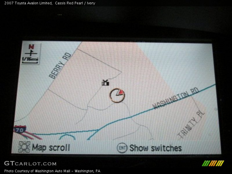 Navigation of 2007 Avalon Limited