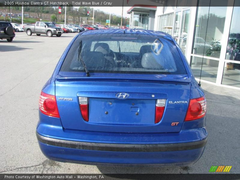 Tidal Wave Blue / Gray 2005 Hyundai Elantra GT Hatchback
