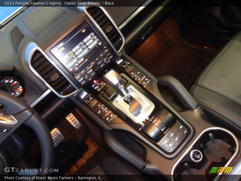 Classic Silver Metallic / Black 2011 Porsche Cayenne S Hybrid