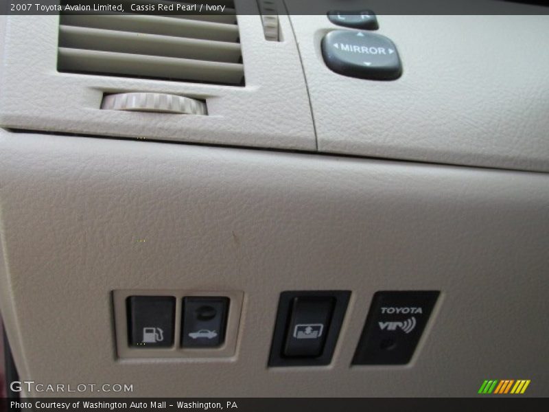 Cassis Red Pearl / Ivory 2007 Toyota Avalon Limited