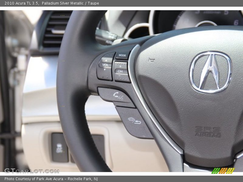 Palladium Silver Metallic / Taupe 2010 Acura TL 3.5