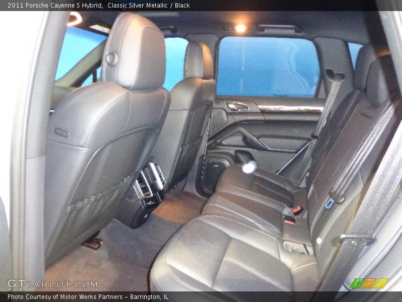Classic Silver Metallic / Black 2011 Porsche Cayenne S Hybrid