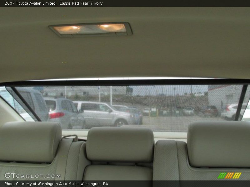 Cassis Red Pearl / Ivory 2007 Toyota Avalon Limited