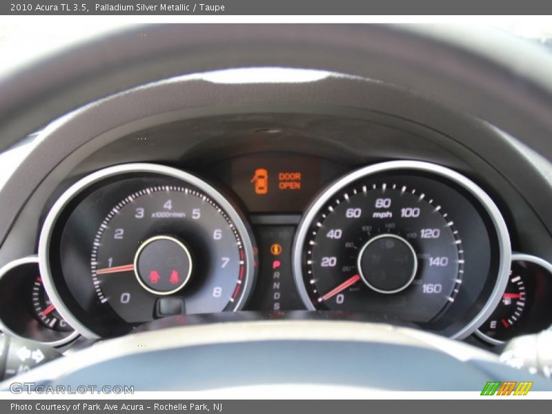 Palladium Silver Metallic / Taupe 2010 Acura TL 3.5