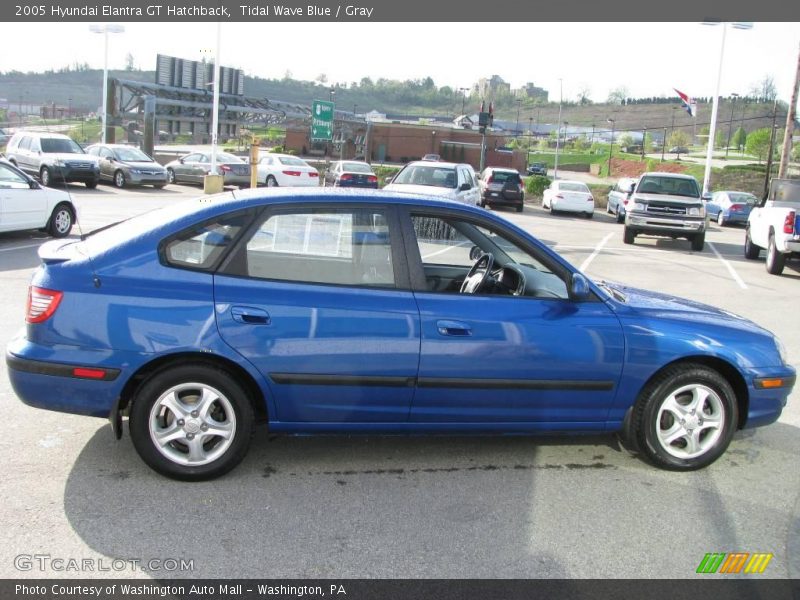 Tidal Wave Blue / Gray 2005 Hyundai Elantra GT Hatchback