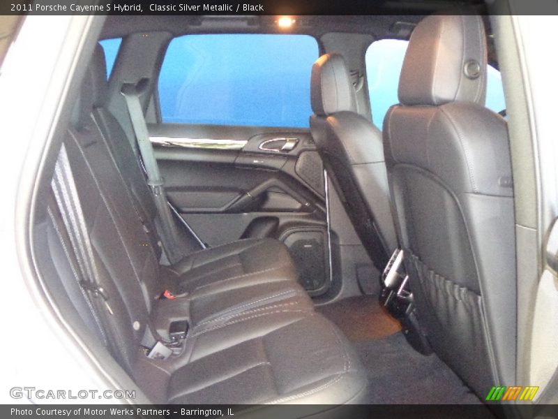 Classic Silver Metallic / Black 2011 Porsche Cayenne S Hybrid