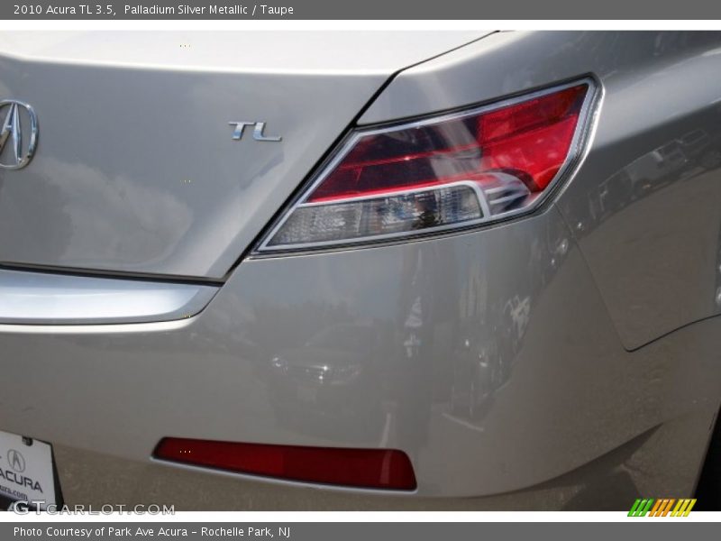 Palladium Silver Metallic / Taupe 2010 Acura TL 3.5