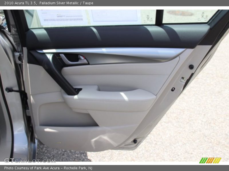 Palladium Silver Metallic / Taupe 2010 Acura TL 3.5