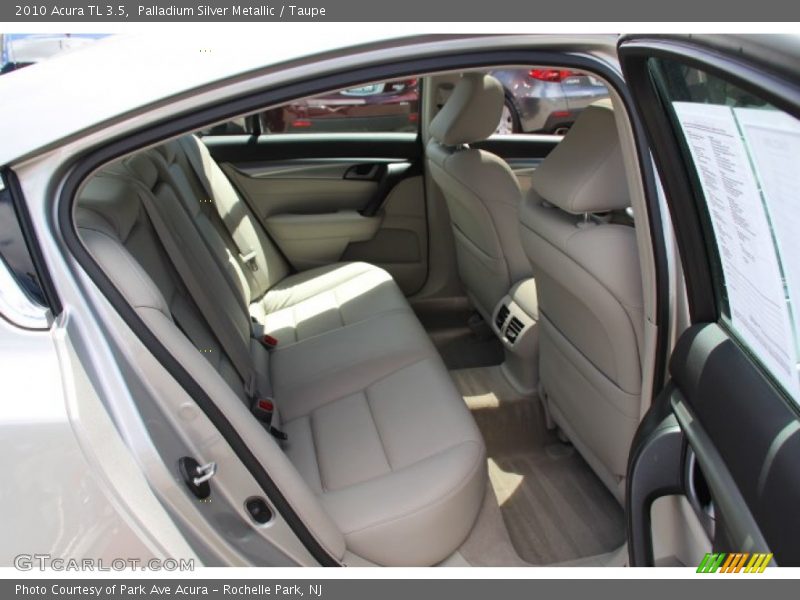 Palladium Silver Metallic / Taupe 2010 Acura TL 3.5