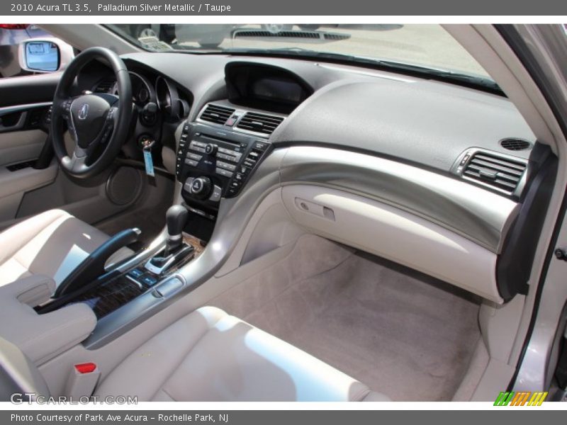 Palladium Silver Metallic / Taupe 2010 Acura TL 3.5