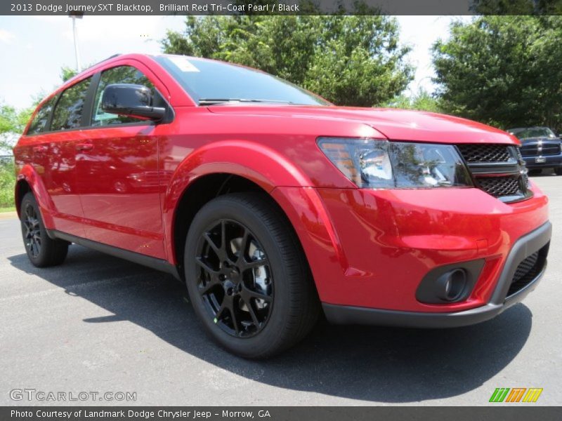 Front 3/4 View of 2013 Journey SXT Blacktop