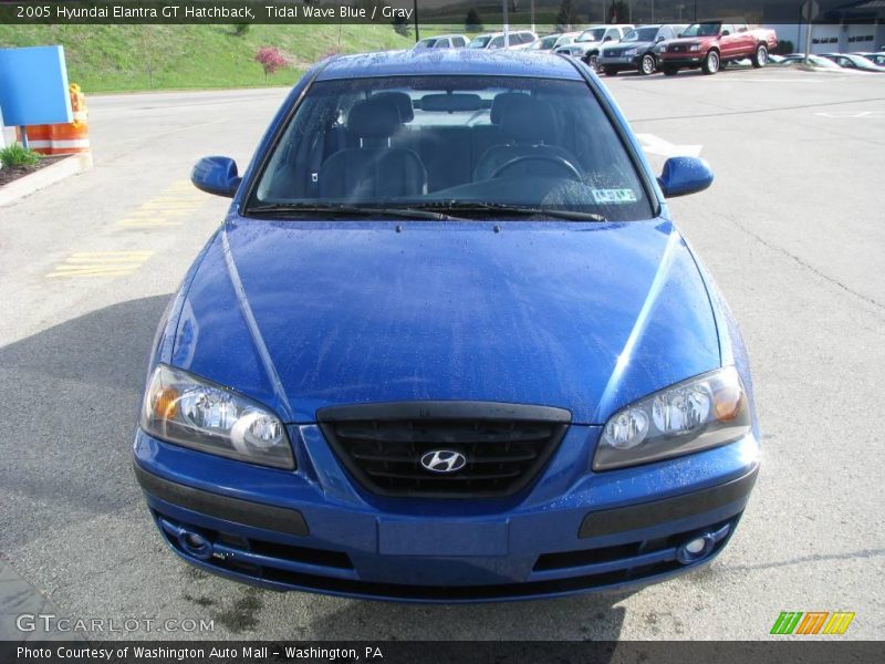 Tidal Wave Blue / Gray 2005 Hyundai Elantra GT Hatchback