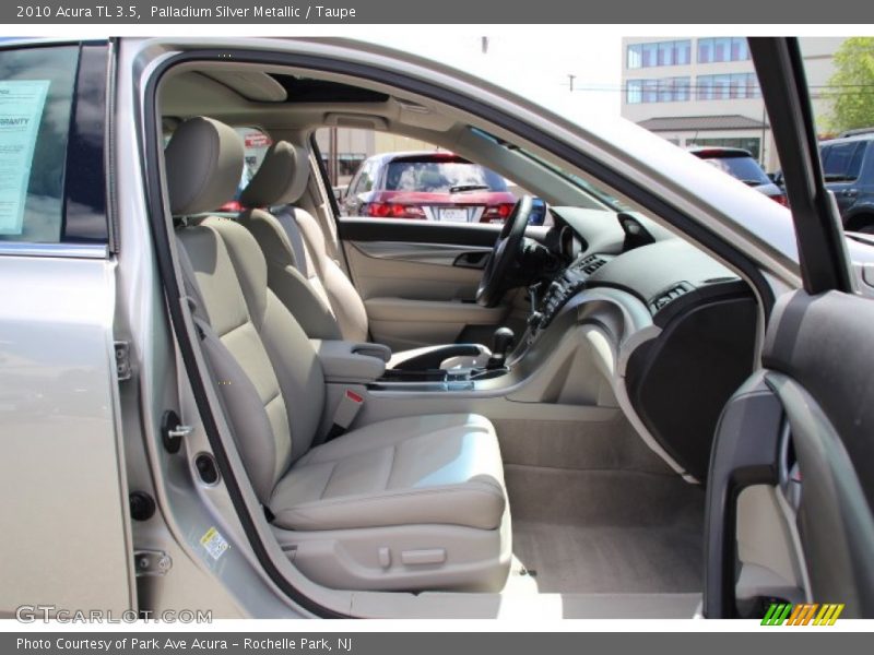 Palladium Silver Metallic / Taupe 2010 Acura TL 3.5