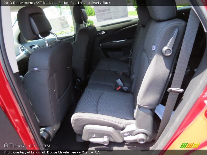 Rear Seat of 2013 Journey SXT Blacktop