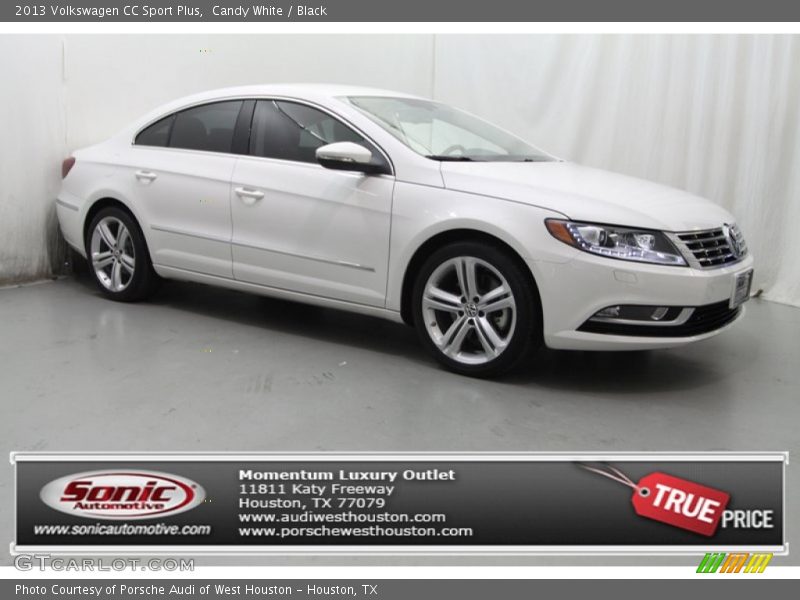 Candy White / Black 2013 Volkswagen CC Sport Plus