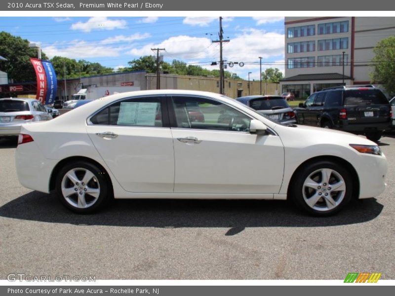 Premium White Pearl / Ebony 2010 Acura TSX Sedan