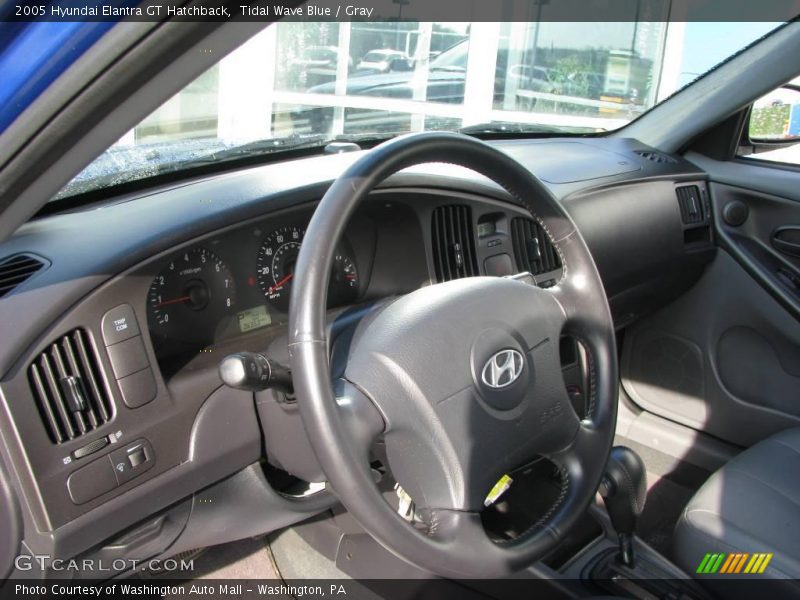 Tidal Wave Blue / Gray 2005 Hyundai Elantra GT Hatchback