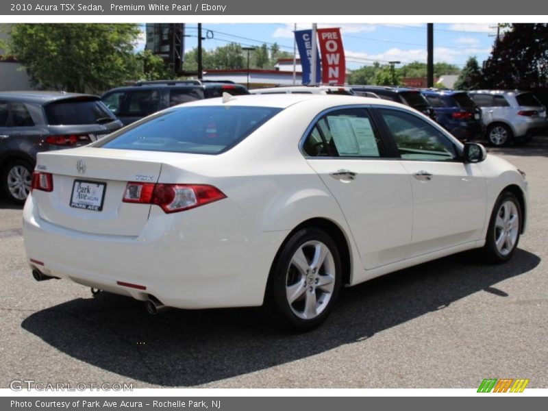 Premium White Pearl / Ebony 2010 Acura TSX Sedan