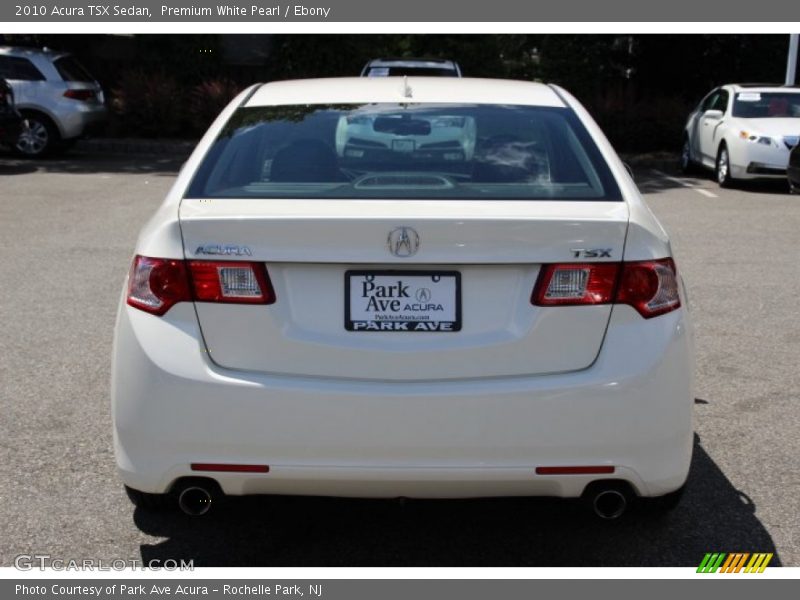 Premium White Pearl / Ebony 2010 Acura TSX Sedan