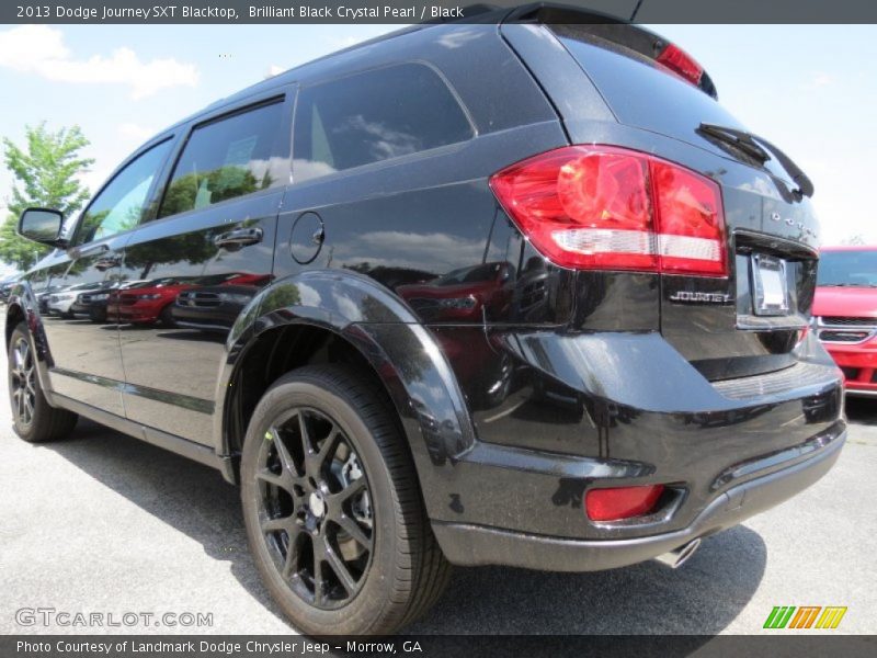 Brilliant Black Crystal Pearl / Black 2013 Dodge Journey SXT Blacktop