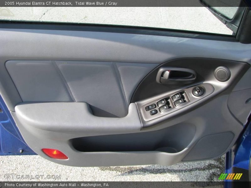 Tidal Wave Blue / Gray 2005 Hyundai Elantra GT Hatchback