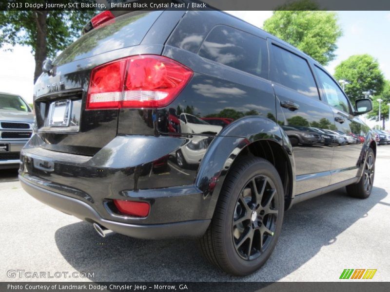 Brilliant Black Crystal Pearl / Black 2013 Dodge Journey SXT Blacktop