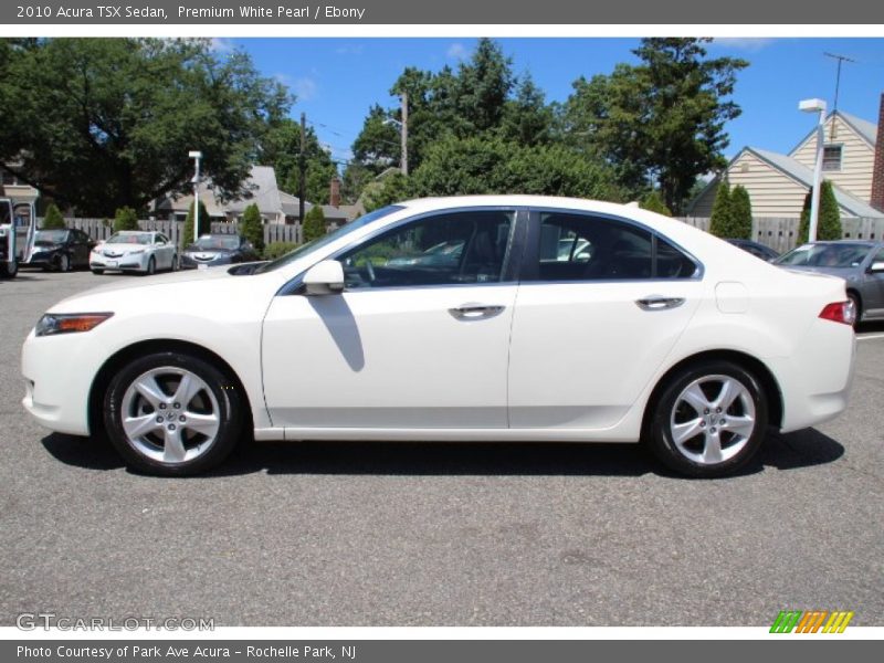 Premium White Pearl / Ebony 2010 Acura TSX Sedan