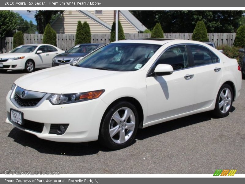 Premium White Pearl / Ebony 2010 Acura TSX Sedan
