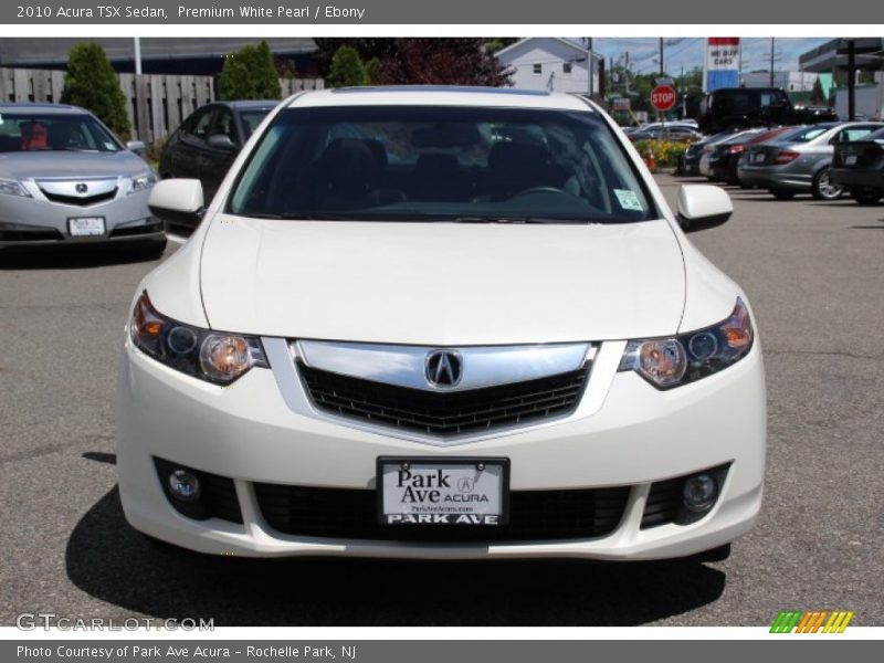 Premium White Pearl / Ebony 2010 Acura TSX Sedan