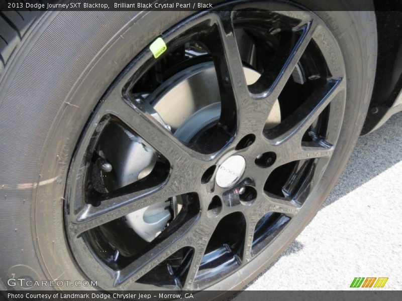 Brilliant Black Crystal Pearl / Black 2013 Dodge Journey SXT Blacktop