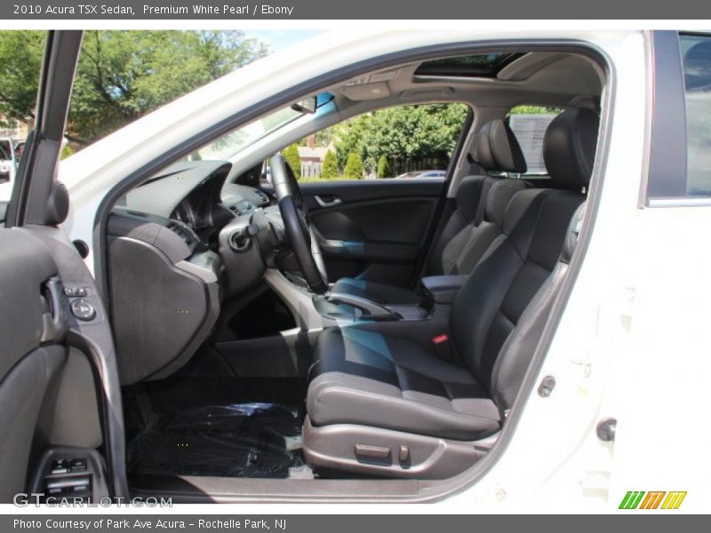 Premium White Pearl / Ebony 2010 Acura TSX Sedan
