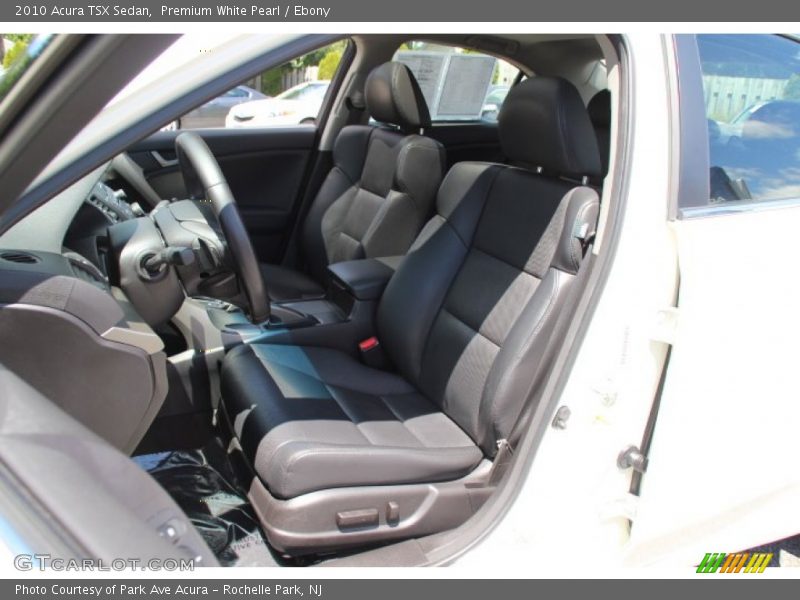 Premium White Pearl / Ebony 2010 Acura TSX Sedan