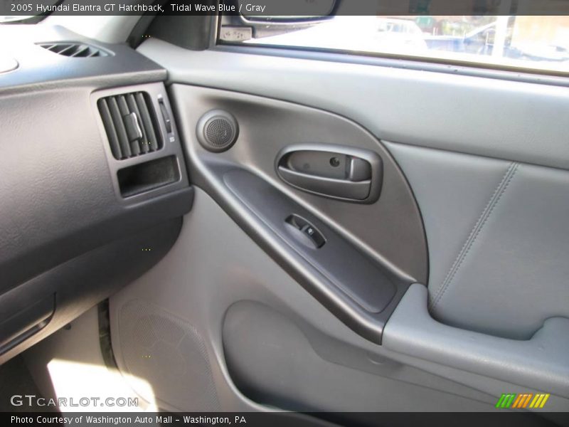 Tidal Wave Blue / Gray 2005 Hyundai Elantra GT Hatchback