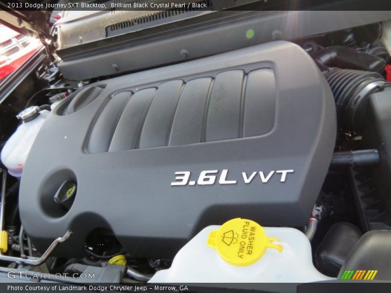 Brilliant Black Crystal Pearl / Black 2013 Dodge Journey SXT Blacktop