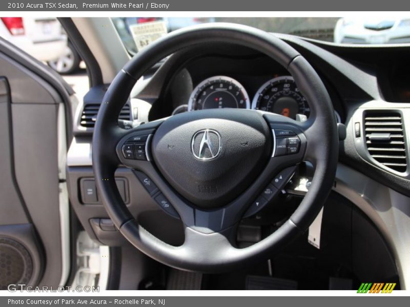 Premium White Pearl / Ebony 2010 Acura TSX Sedan