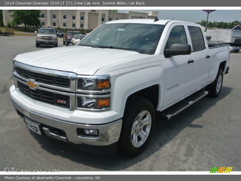 Summit White / Jet Black 2014 Chevrolet Silverado 1500 LT Z71 Crew Cab 4x4