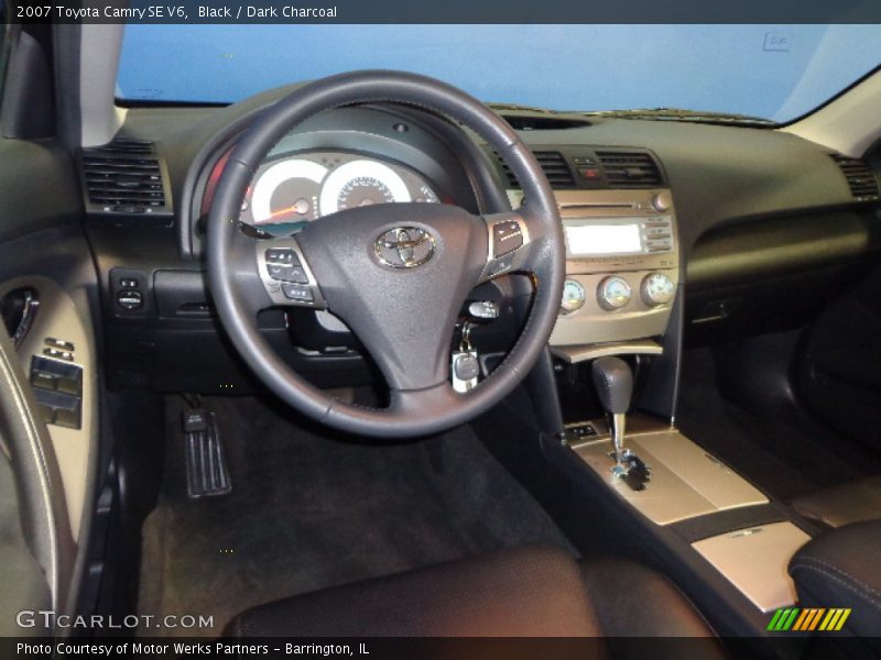 Black / Dark Charcoal 2007 Toyota Camry SE V6