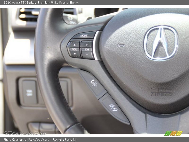 Premium White Pearl / Ebony 2010 Acura TSX Sedan