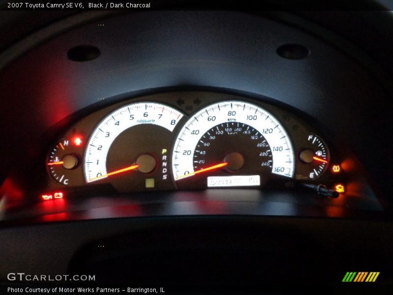 Black / Dark Charcoal 2007 Toyota Camry SE V6
