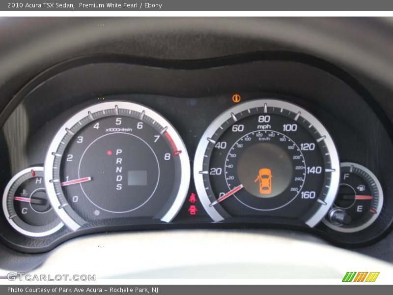 Premium White Pearl / Ebony 2010 Acura TSX Sedan
