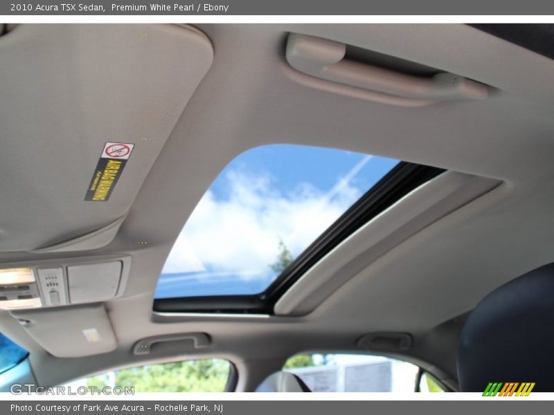 Premium White Pearl / Ebony 2010 Acura TSX Sedan