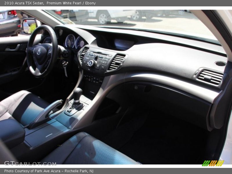 Premium White Pearl / Ebony 2010 Acura TSX Sedan