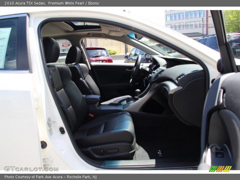 Premium White Pearl / Ebony 2010 Acura TSX Sedan