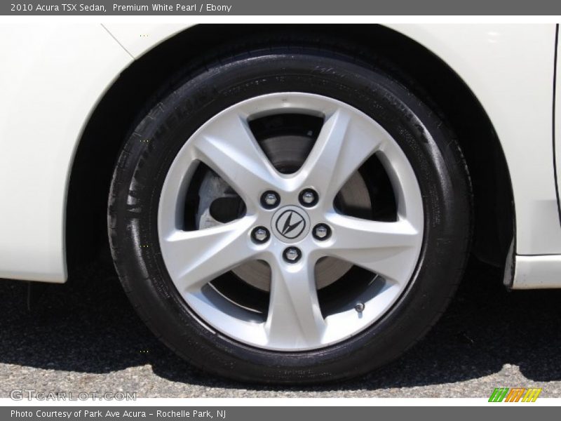 Premium White Pearl / Ebony 2010 Acura TSX Sedan