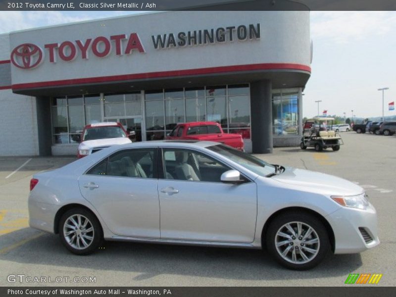 Classic Silver Metallic / Ash 2012 Toyota Camry LE