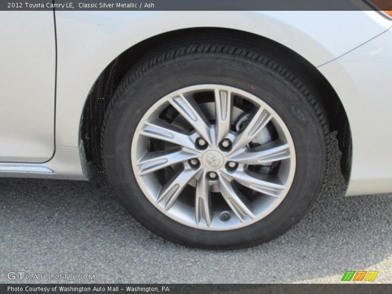Classic Silver Metallic / Ash 2012 Toyota Camry LE