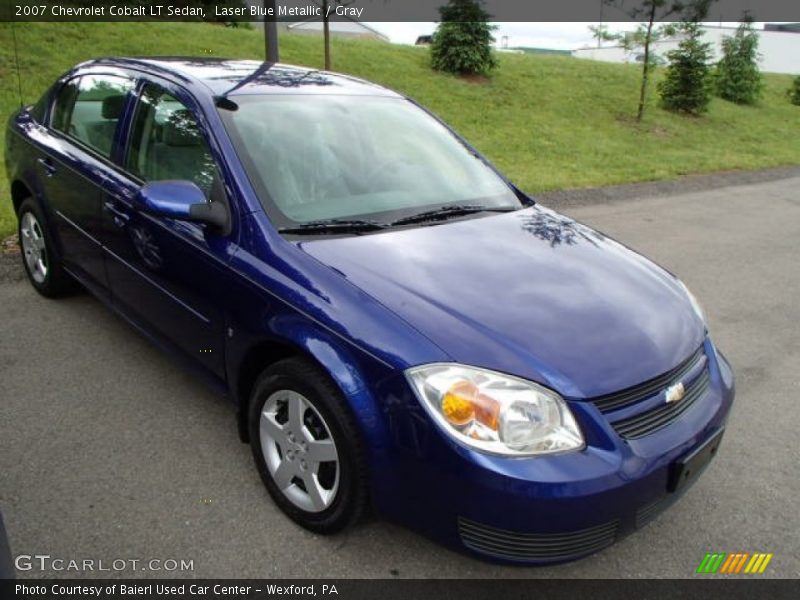 Laser Blue Metallic / Gray 2007 Chevrolet Cobalt LT Sedan