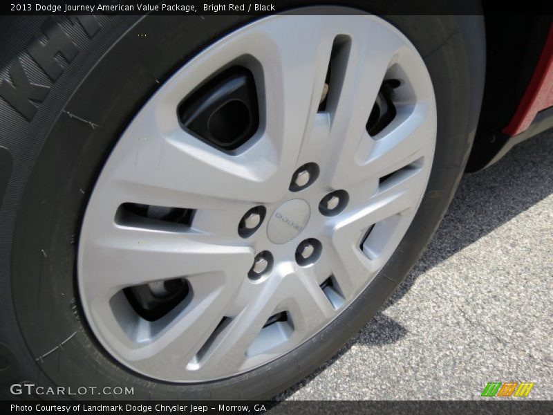 Bright Red / Black 2013 Dodge Journey American Value Package