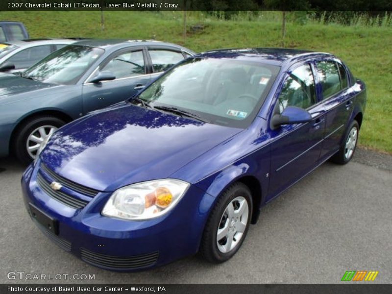Laser Blue Metallic / Gray 2007 Chevrolet Cobalt LT Sedan