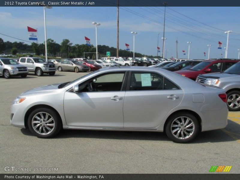 Classic Silver Metallic / Ash 2012 Toyota Camry LE